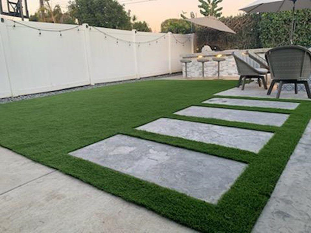 Residential Artificial Grass Landscapes, Irvine Artificial Grass & Pavers