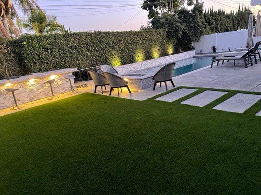 Residential Artificial Grass Landscapes, Irvine Artificial Grass & Pavers